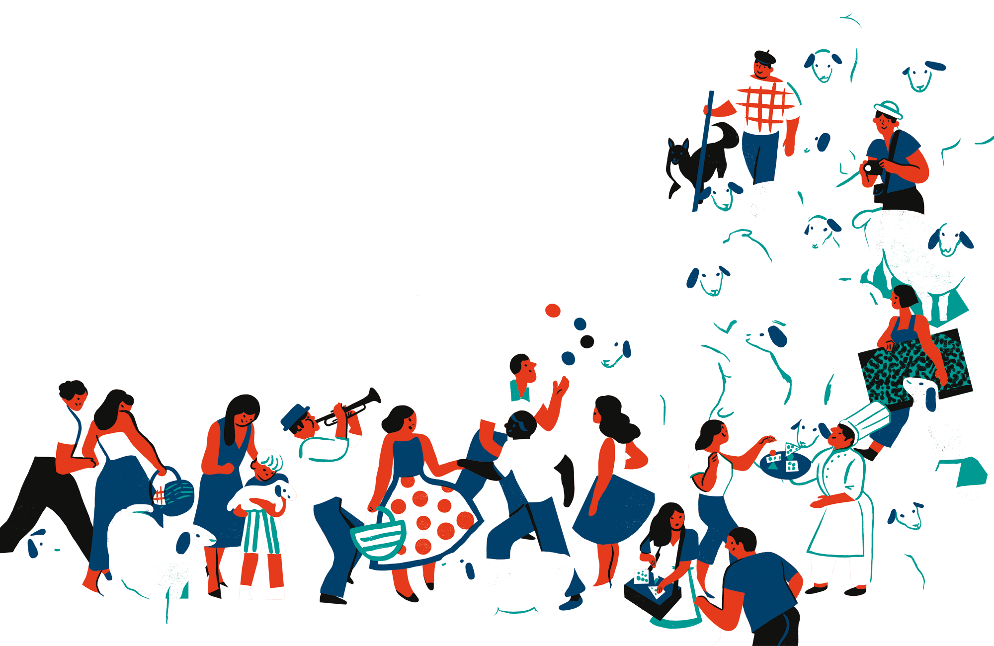 Roquefort territoire en fête illustration confédération générale roquefort